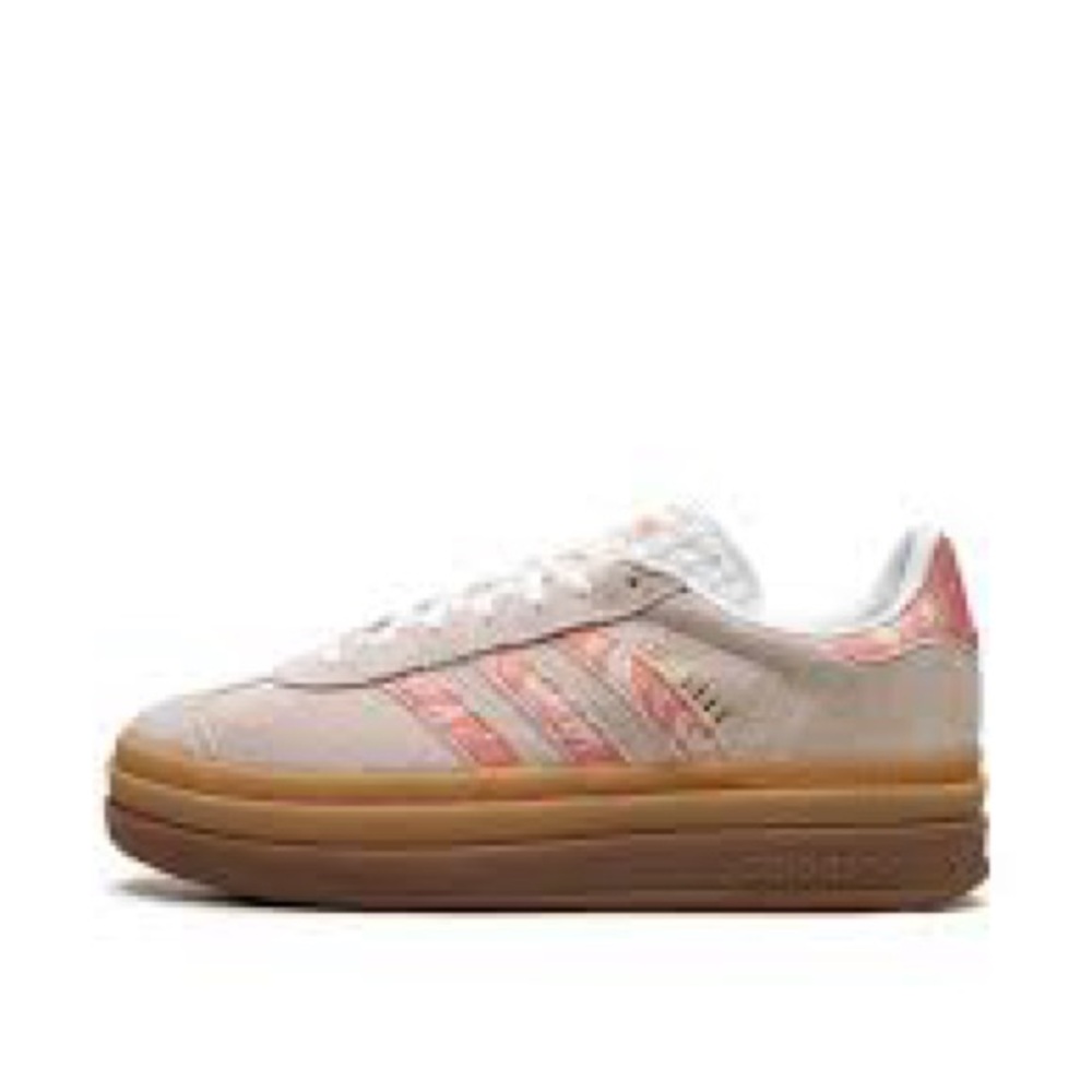 ADIDAS Gazelle Bold "Putty Mauve/Wonder Clay/Cloud White" sneakers Sz 5.5